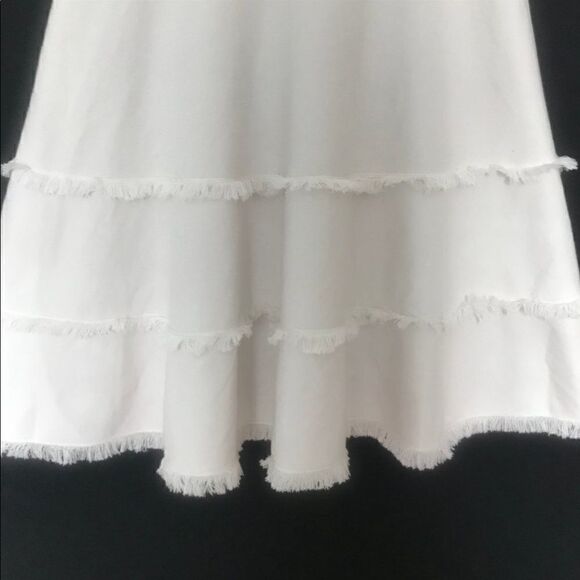 Kate Spade New York Bone White Fringe Trim Dress - Picture 11 of 15